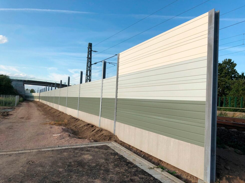 Lärmschutzwände aus Holz, Beton und Aluminium der Krebs Ingenieurbau GmbH