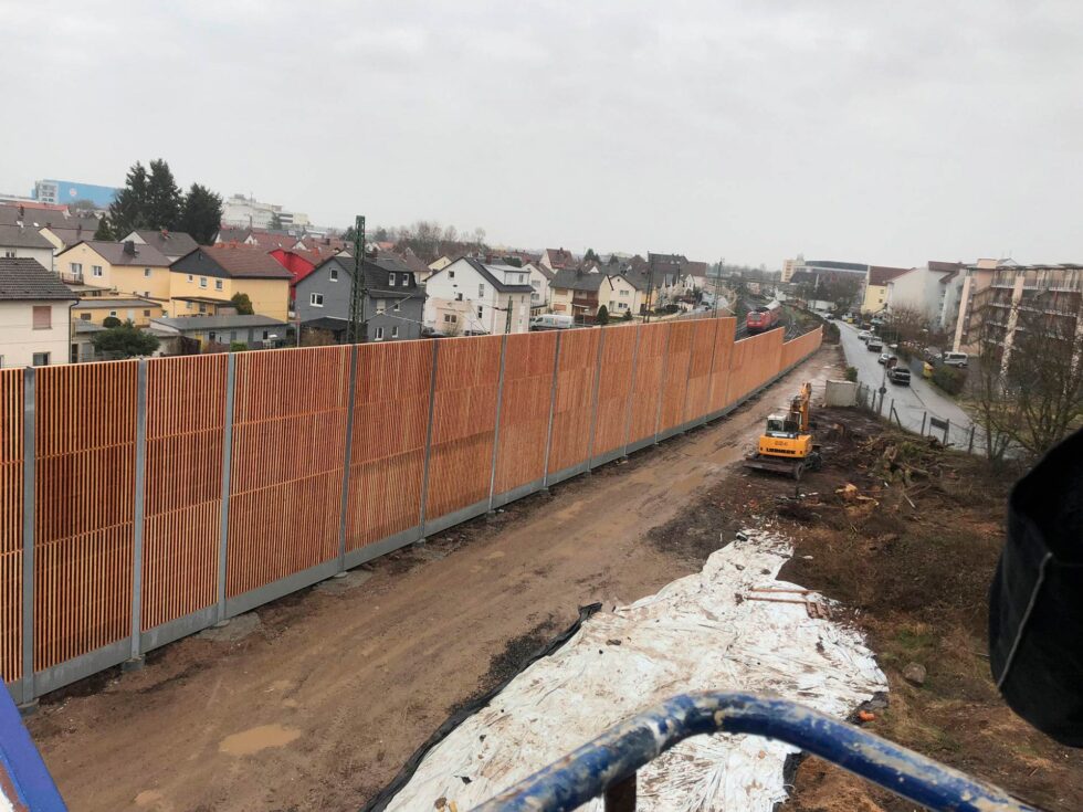 Lärmschutzwände aus Holz, Beton und Aluminium der Krebs Ingenieurbau GmbH